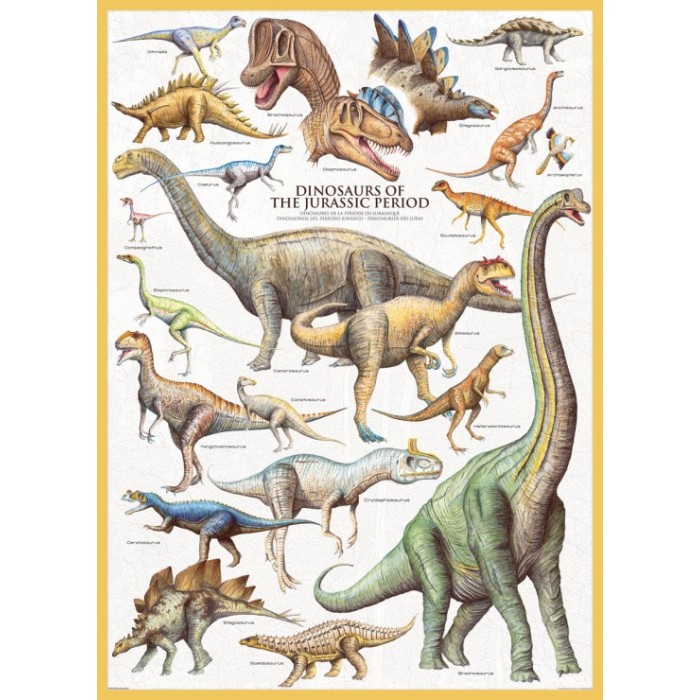 Puzzle Dinosaurusi iz jure