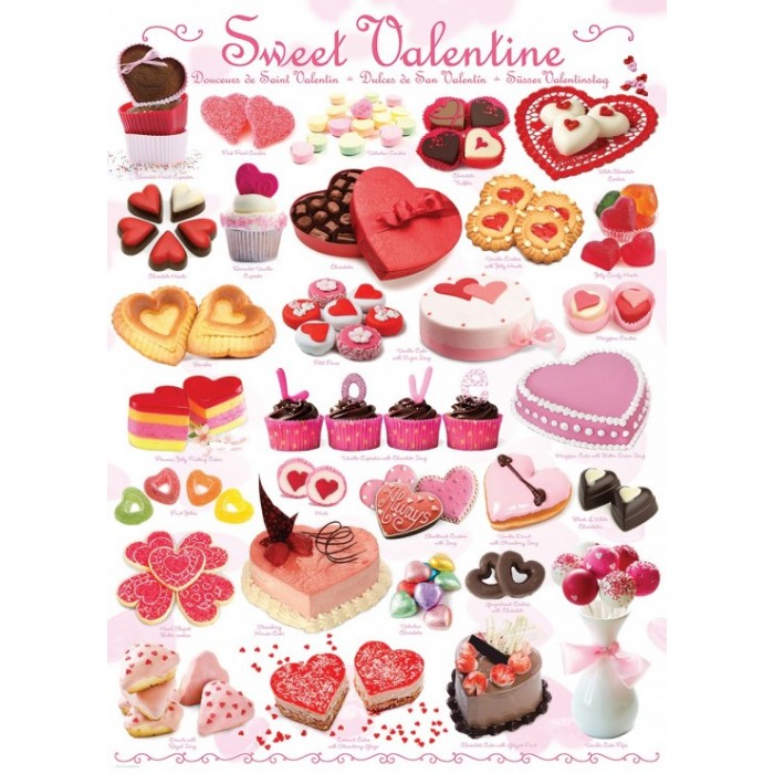 Puzzle Slatkiši za Valentinovo