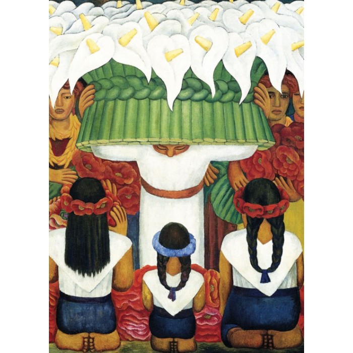 Puzzle Diego Rivera - Flower Festival