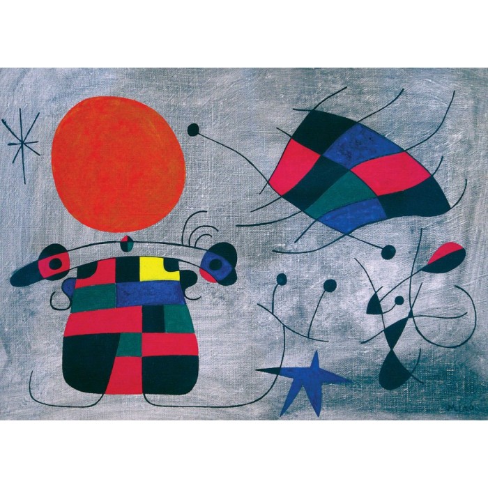 Puzzle Joan Miro - Le Sourire aux Ailes Flamboyantes