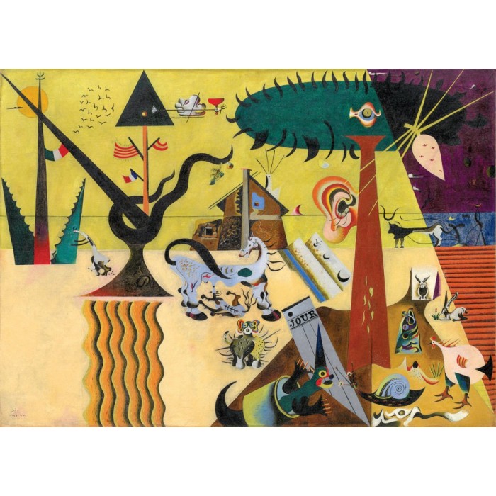 Puzzle Joan Miro - The Tilled Field