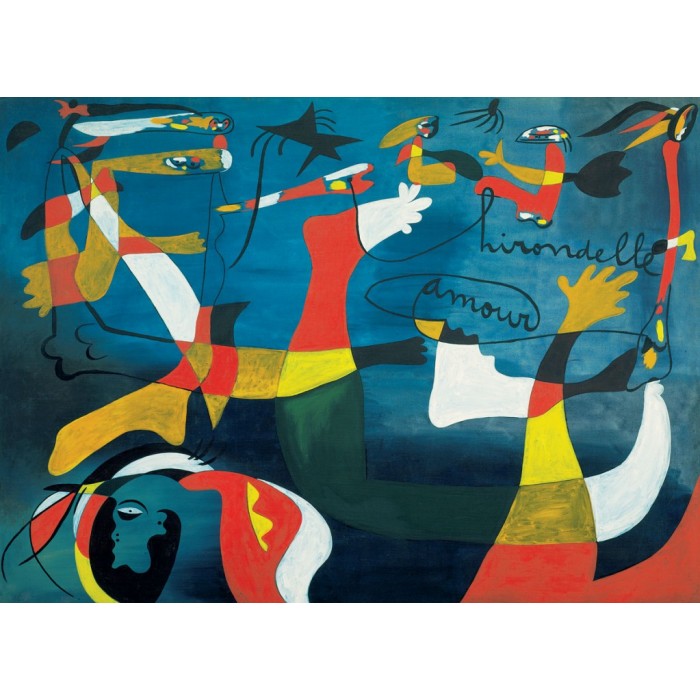 Puzzle Joan Miro - Hirondelle Amour