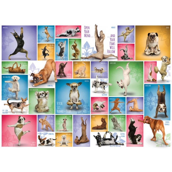 Puzzle Yoga Dogs