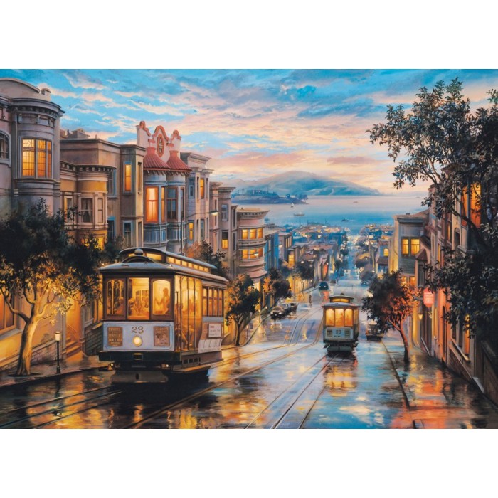 Puzzle Eugene Lushpin - San Francisco, Cable Car Heaven