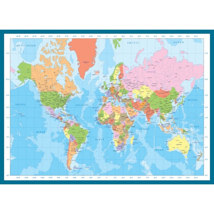 Puzzle Karta svijeta