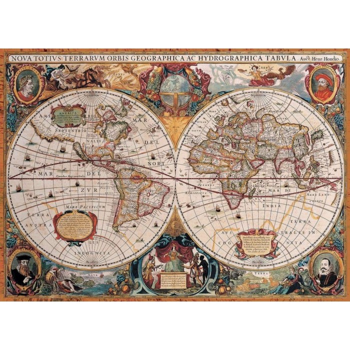 Puzzle Antička karta svijeta
