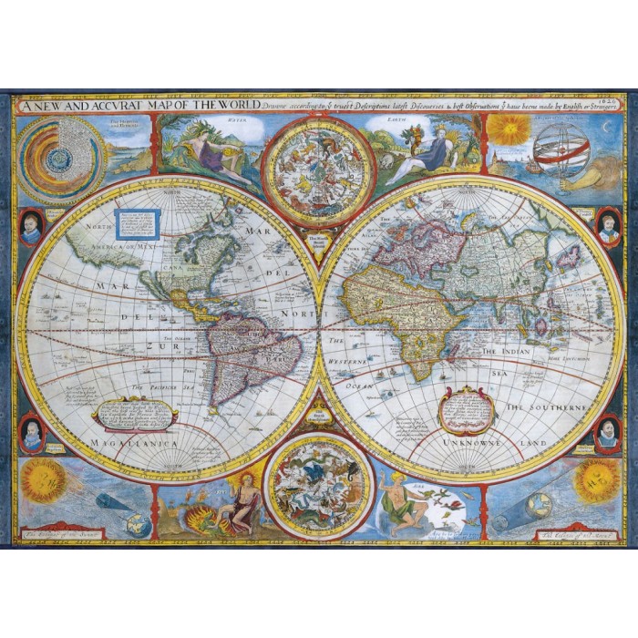Puzzle Antička karta svijeta