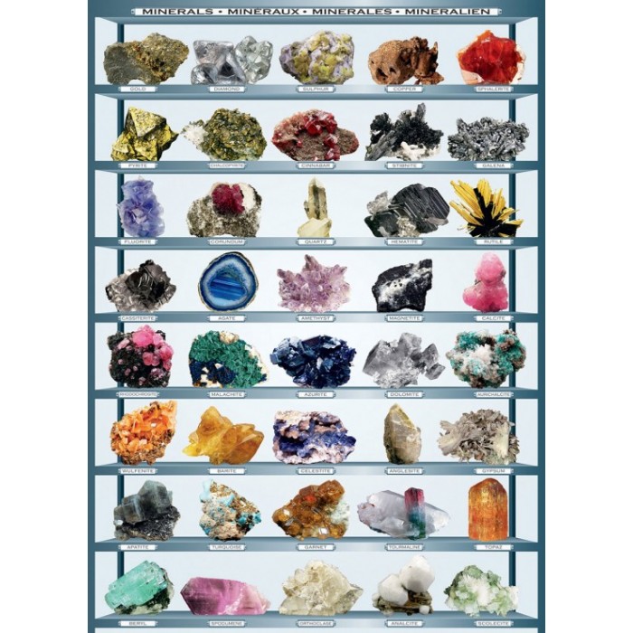Puzzle Minerali svijeta