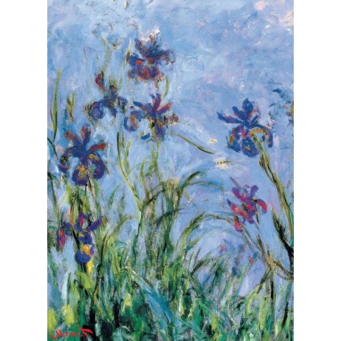 Puzzle Claude Monet: Perunike (detalj)