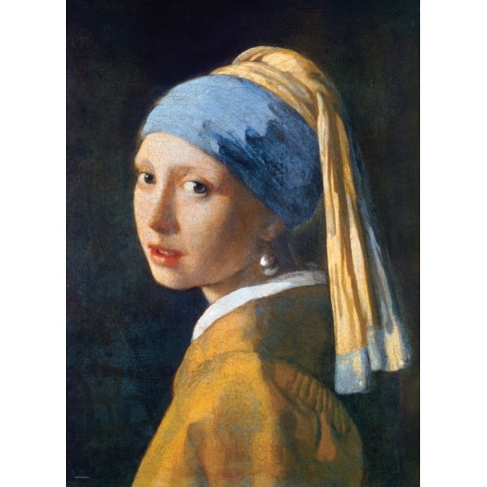Puzzle Vermeer Johannes: Djevojka s bisernom naušnicom, 1665