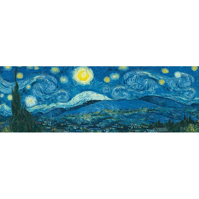 Puzzle Van Gogh Vincent: Zvjezdana noć nad Rhonom