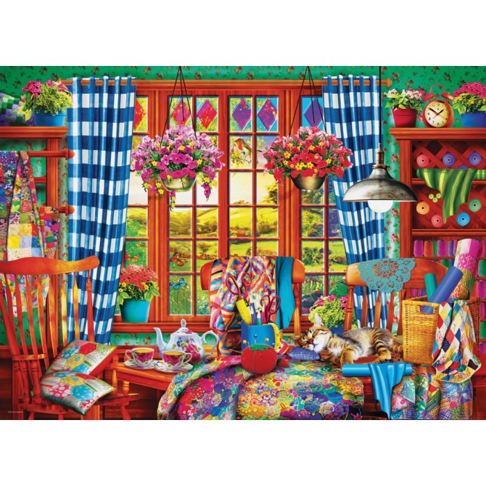 Puzzle Patchwork Craft Room