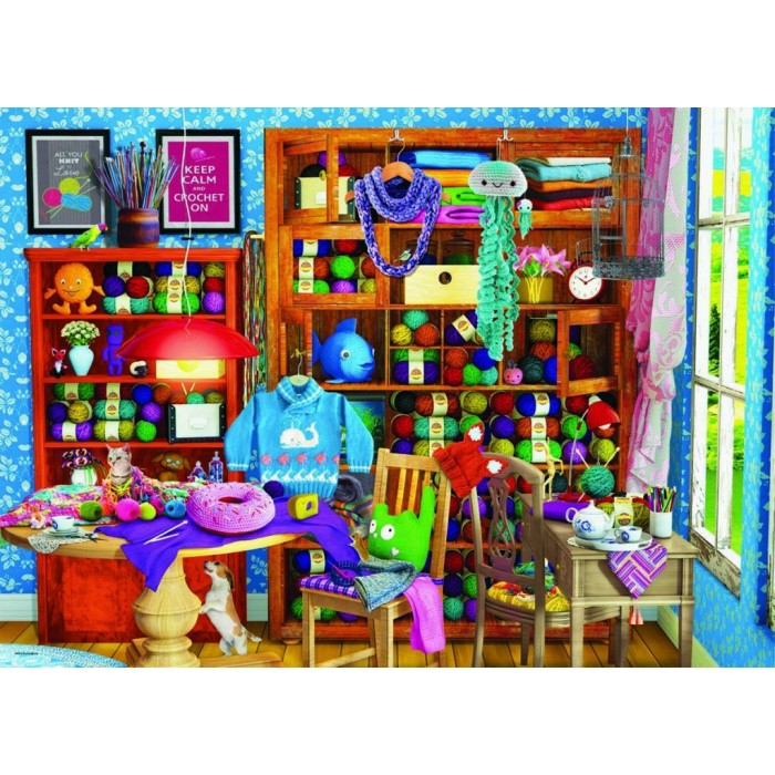 Puzzle All you Knit is Love