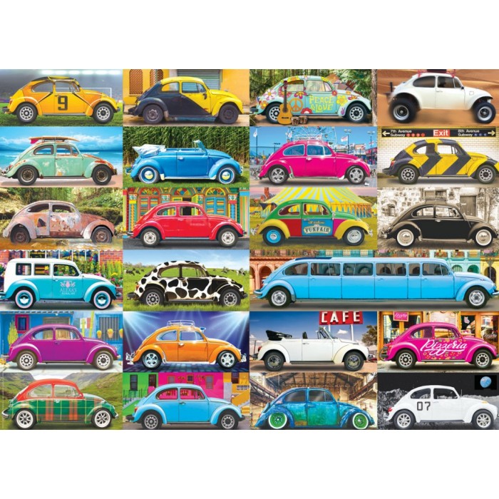 Puzzle VW Beetle - Gone Places
