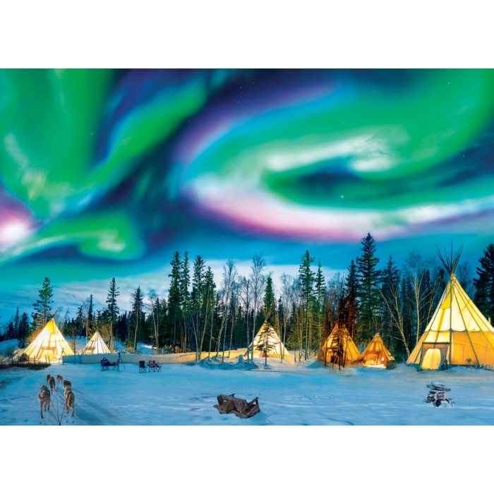 Puzzle Northern Lights - Yellowknife