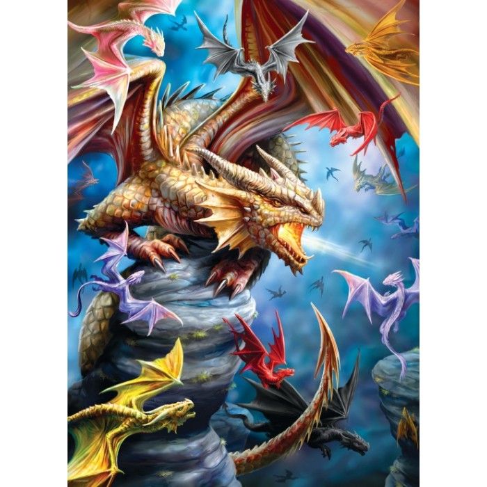 Puzzle Anne Stokes - Klan zmajeva