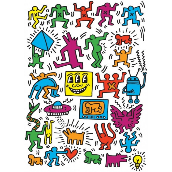 Puzzle Keith Haring - Collage
