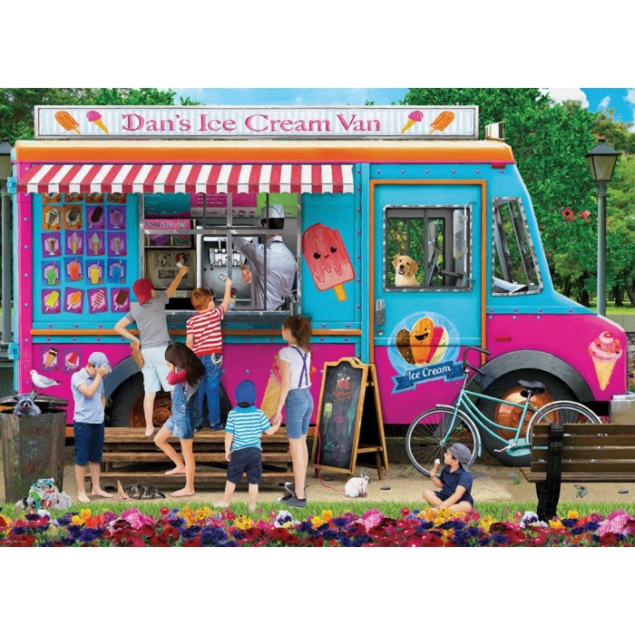 Puzzle Dan's Ice Cream Van