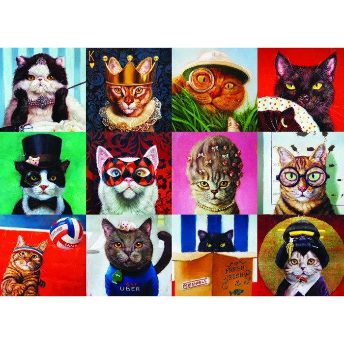 Puzzle Smiješne mačke