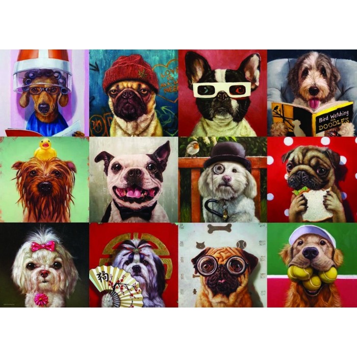 Puzzle Funny Dogs