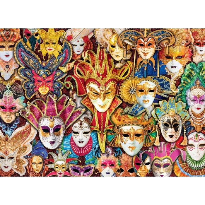 Puzzle Venecijanske maske