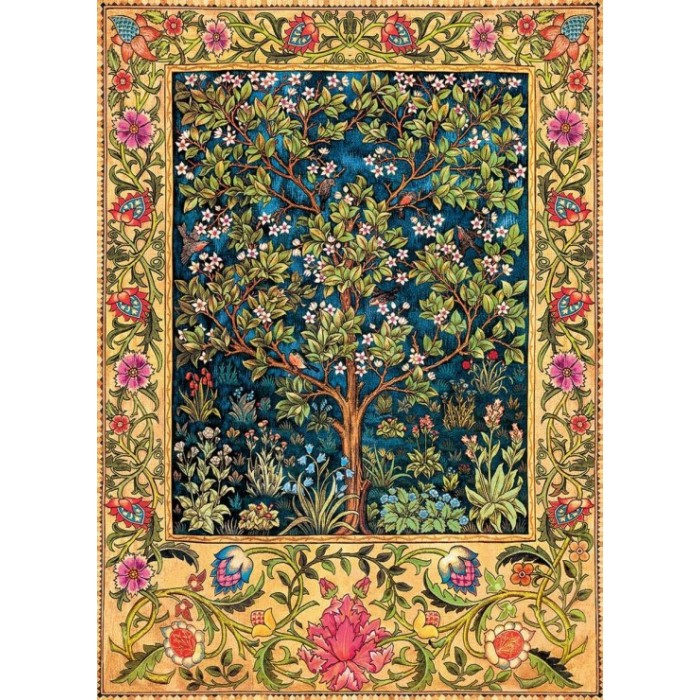 Puzzle Tree of Life Tapestry