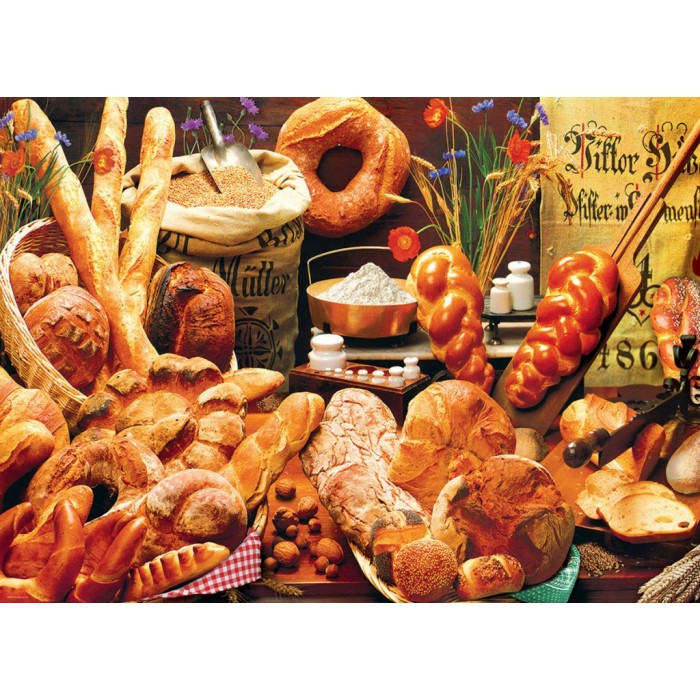 Puzzle Bread Table