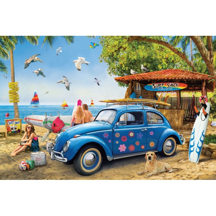 Puzzle VW Beetle Surf Shack