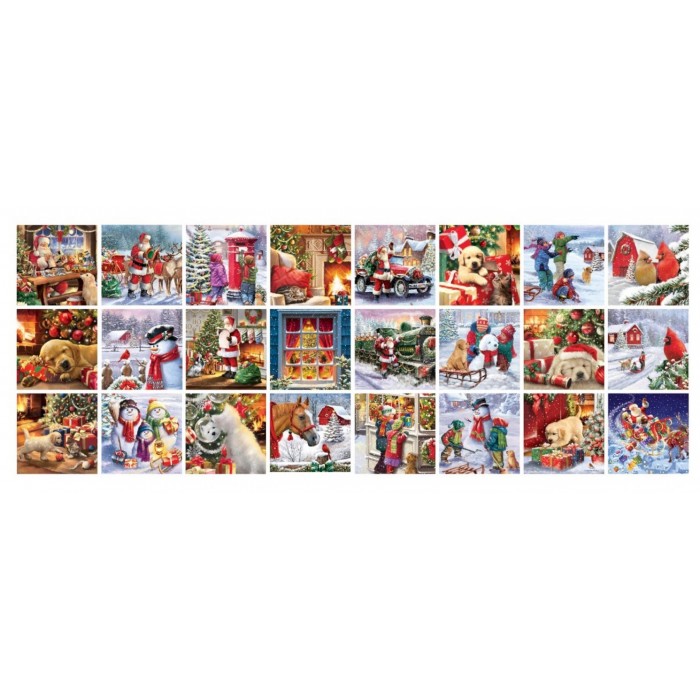 Adventski kalendar - Sretan Božić - 24 puzzle
