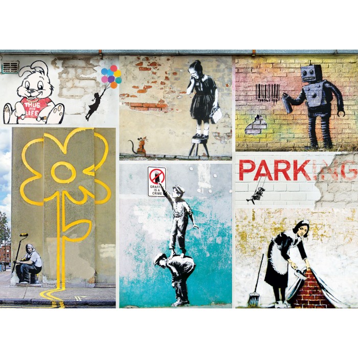 Puzzle Street Art - Banksy