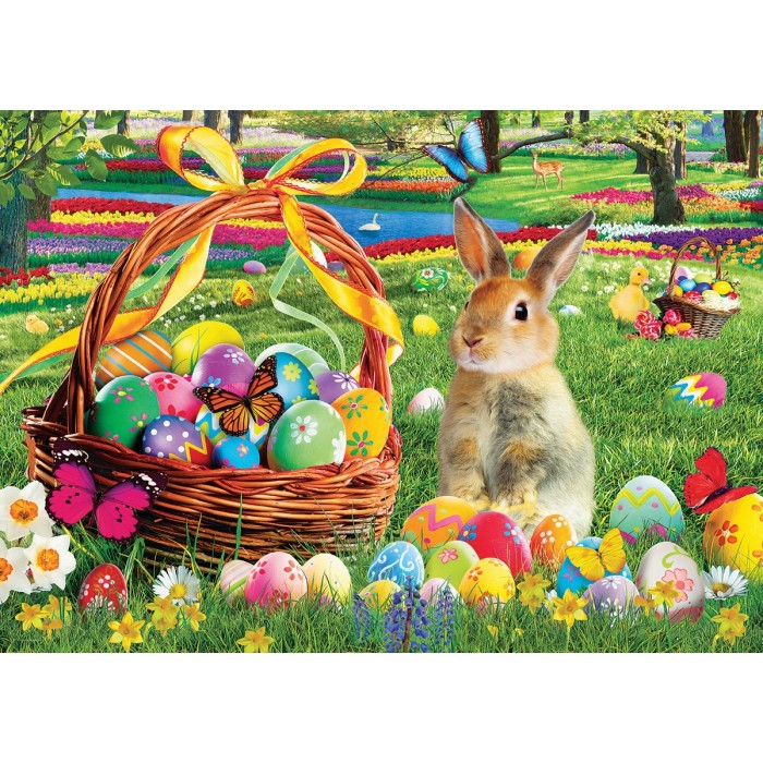 Puzzle Uskršnji vrt