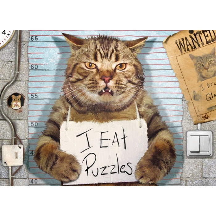Puzzle XXL dijelovi - Gangsterska mačka