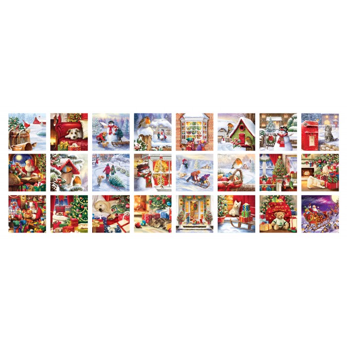 Adventski kalendar - Sjećanja na Božić - 24 puzzle