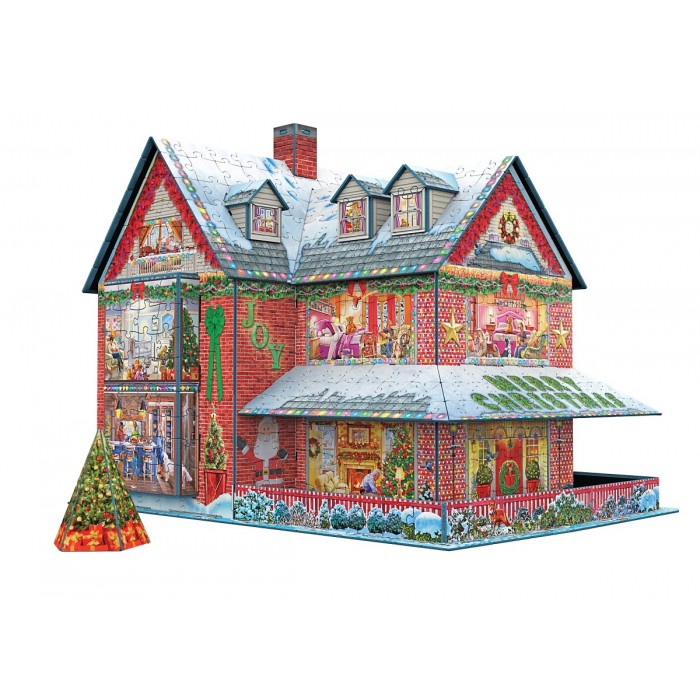 3D puzzle - Božićna kuća