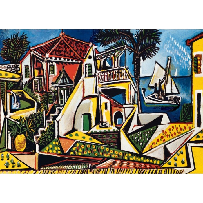 Puzzle Pablo Picasso - Mediteranski pejzaž