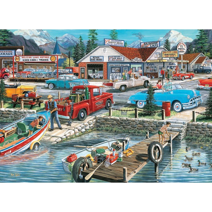 Puzzle Idemo na pecanje - Ken Zylla