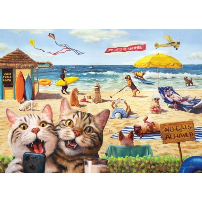 Puzzle XXL dijelovi - Mačke nisu dozvoljene