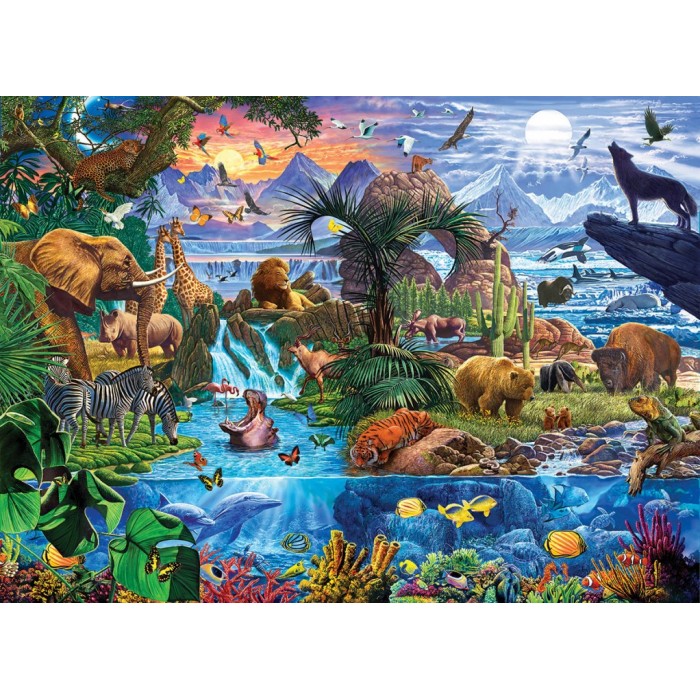 Puzzle Životinje svijeta