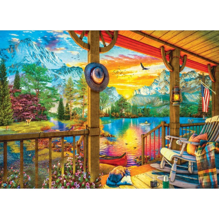 Puzzle XXL dijelovi - Pecanje u rano jutro