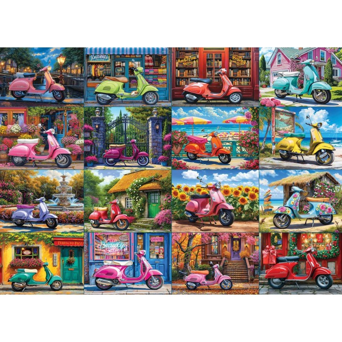 Puzzle 16 Scooters by Chris Bigelow