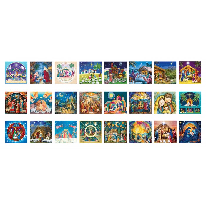 Adventski kalendar - Božićne jaslice - 24 puzzle