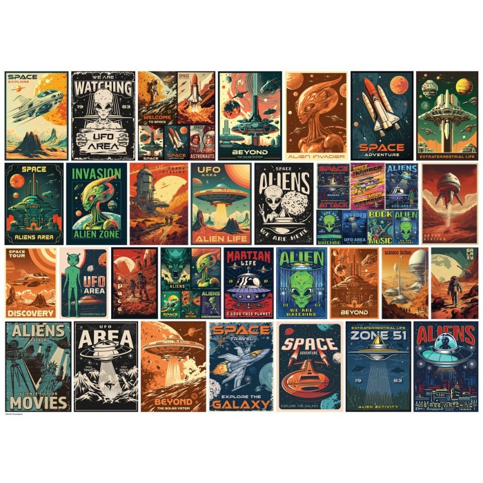Puzzle Vanzemaljski posteri