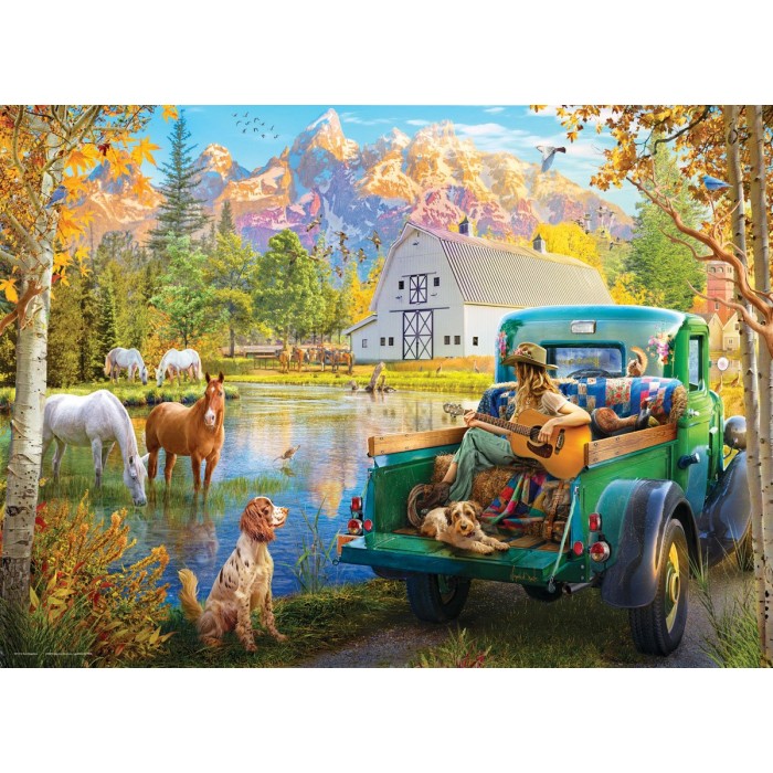 Puzzle Pjevajuće jezero