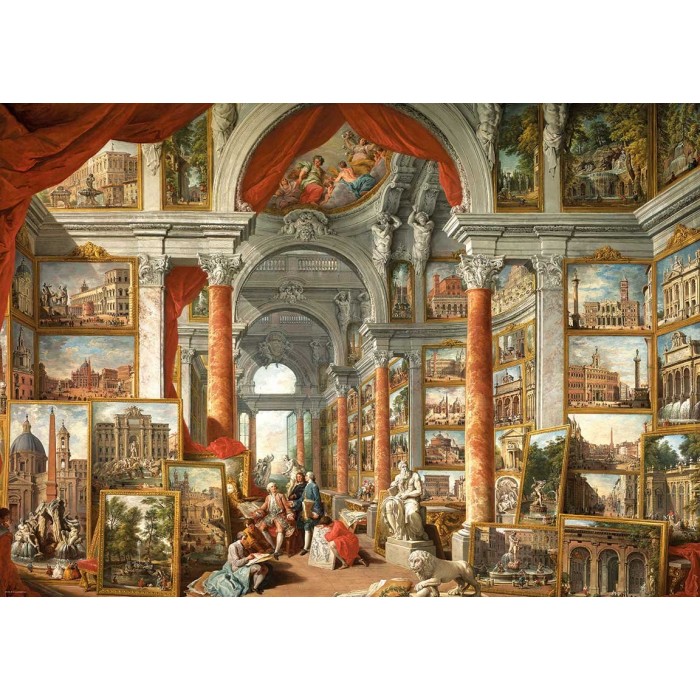 Puzzle Galerija pogleda na moderni Rim