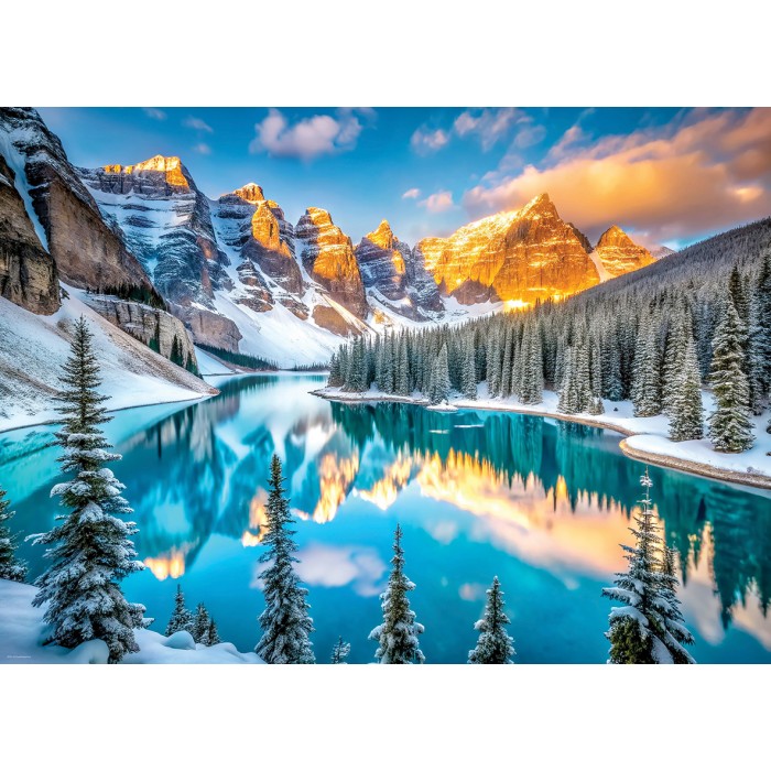 Puzzle Jezero Moraine zimi