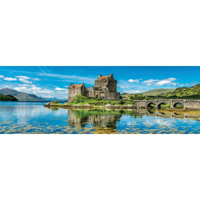 Panorama puzzle - Dvorac Eilean Donan - Škotska
