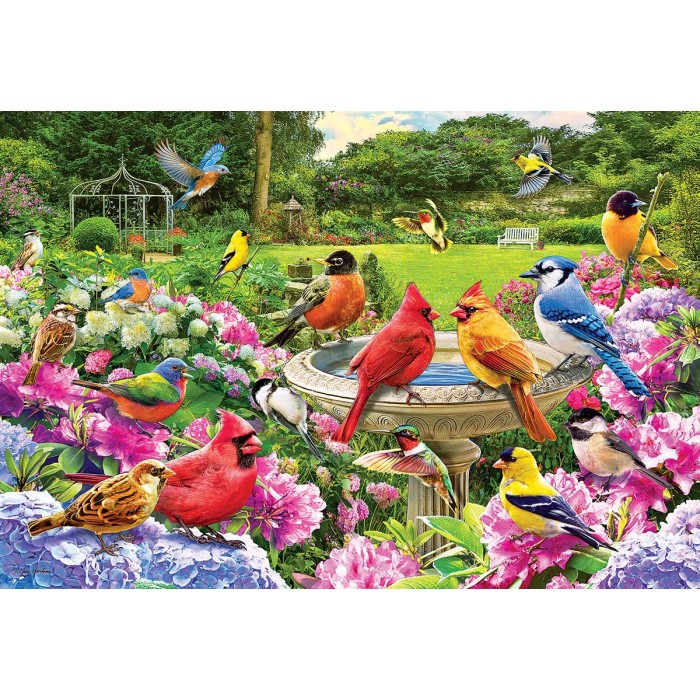 Puzzle Susret vrtnih ptica