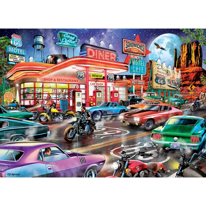 Puzzle Diner na Route 66