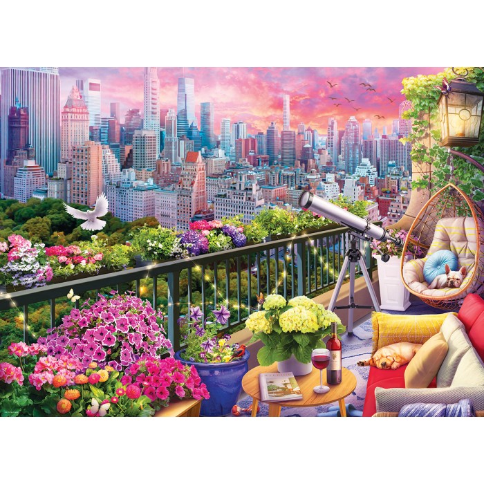 Puzzle Njujorški krovni vrt