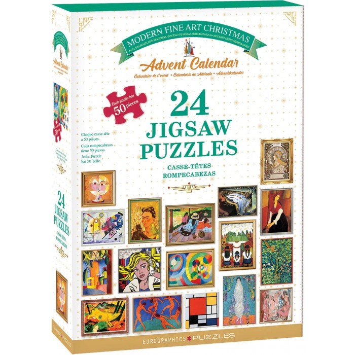Adventski kalendar - Moderna umjetnost - 24 puzzle